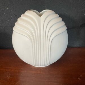 Elegant White Ceramic Vase